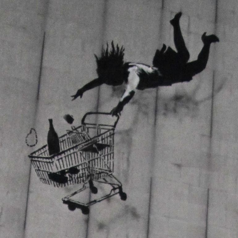 Banksy, Bruton Lane W1 Banksy, Bruton Lane W1