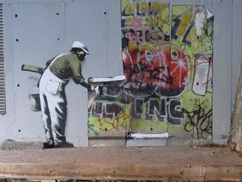 Banksy Painted Over